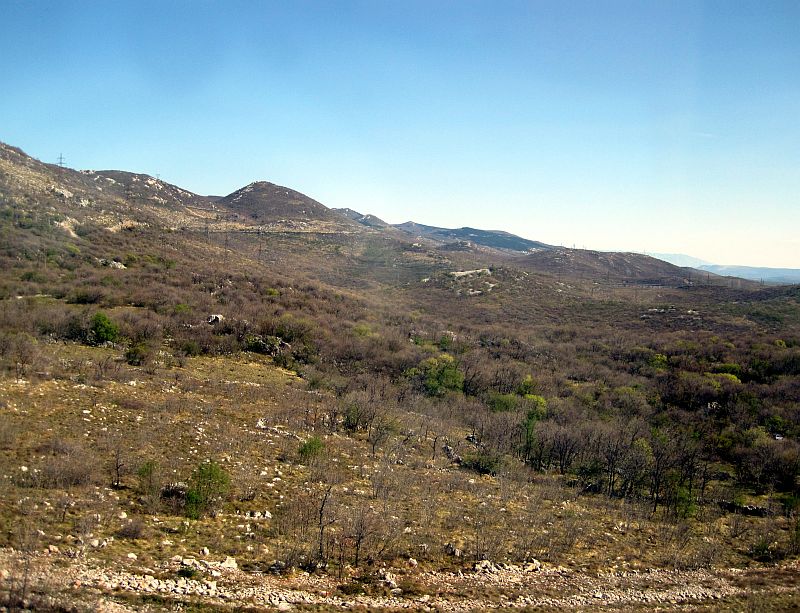 Fahrt durch das kroatische Küstenland