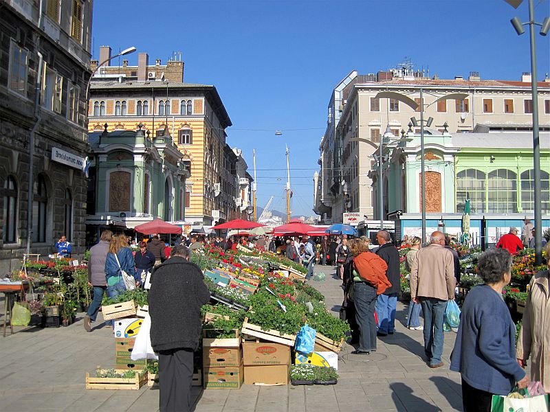 Markt von Rijeka