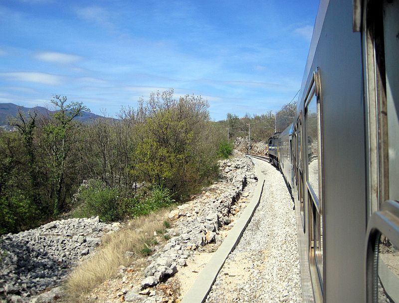 Fahrt von Rijeka nach Sapjane