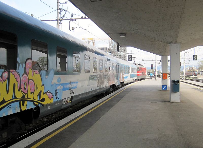 Eurocity 'Emona' in Ljubljana