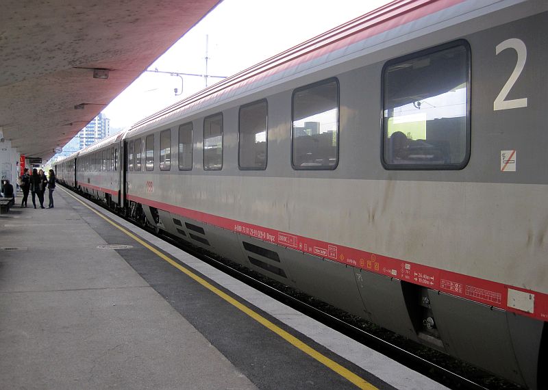 ÖBB-Wagen im EC Emona