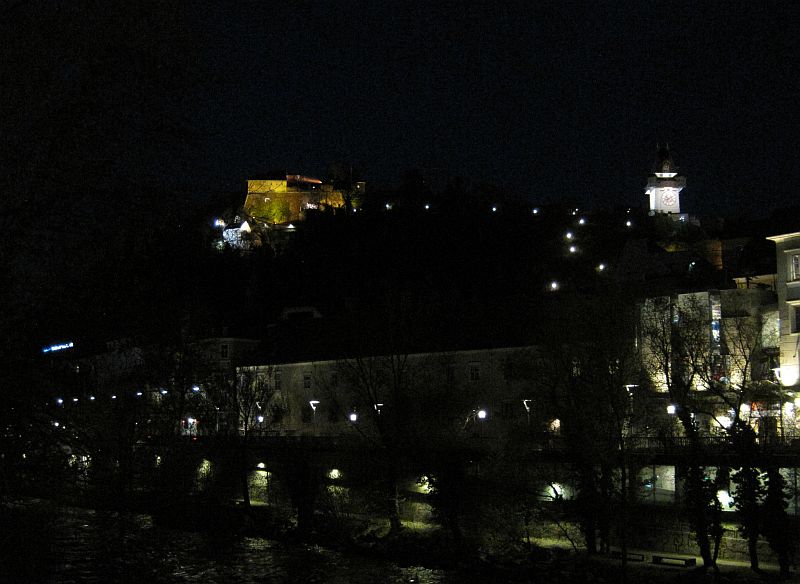 Stallbastei und Uhrturm auf dem Schlossberg von Graz