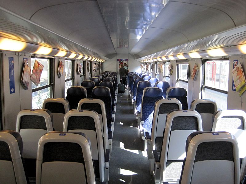 Innenraum der CityShuttle-Wagen