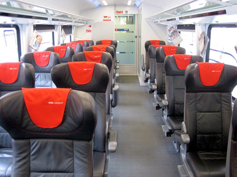 1. Klasse des Railjet