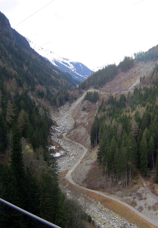 Fahrt auf der Arlbergbahn