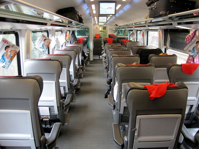 1. Klasse im Railjet