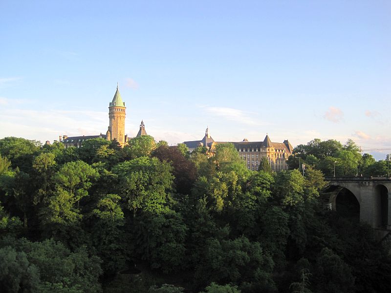 Blick auf das Musée de la Banque