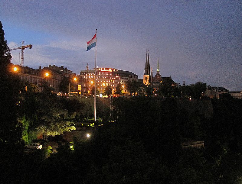 Luxemburg im Abendlicht