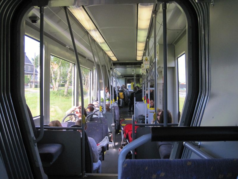Fahrt in der Kusttram