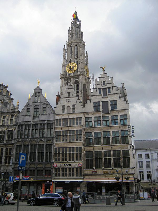 Gildehäuser am Grote Markt Antwerpen