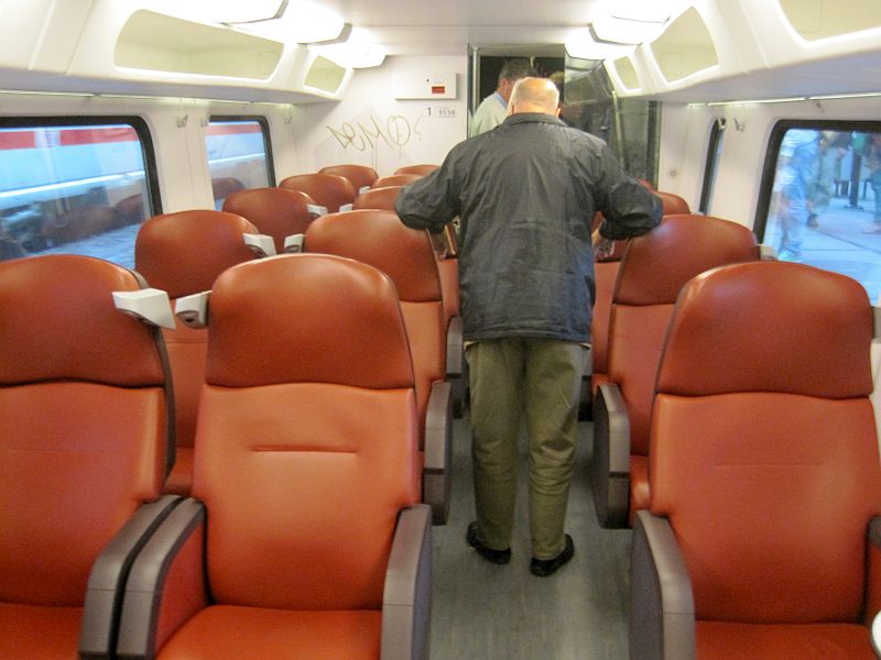 1. Klasse im IC-Unterdeck