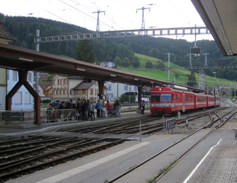 Regionalzug in Appenzell
