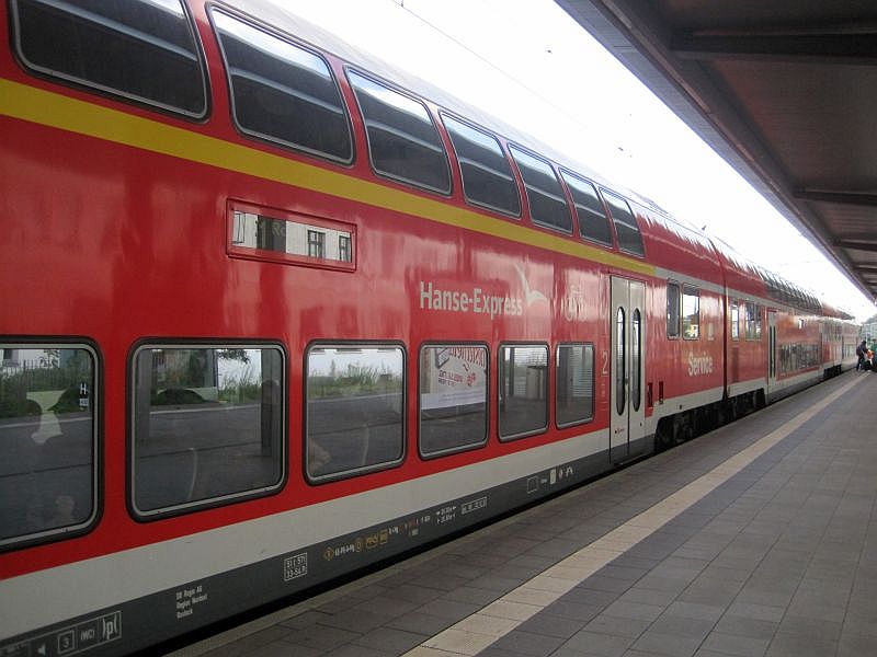 Doppelstockwagen des RE 'Hanse-Express'