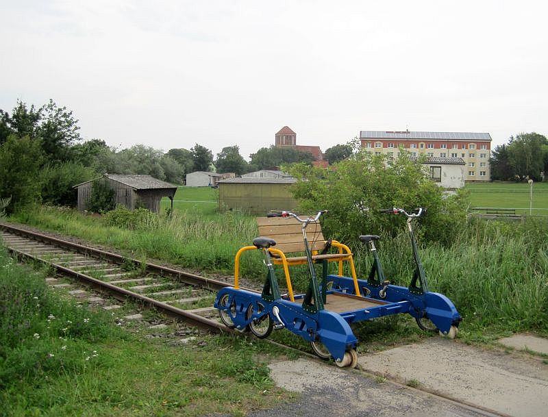 Fahrraddraisine in Schwinkendorf