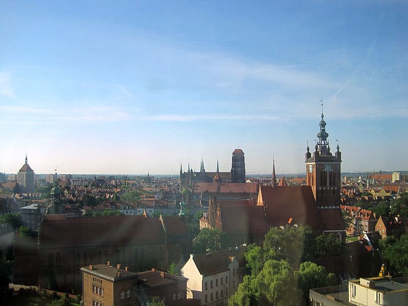 Blick über die Dächer von Danzig (Gdańsk)