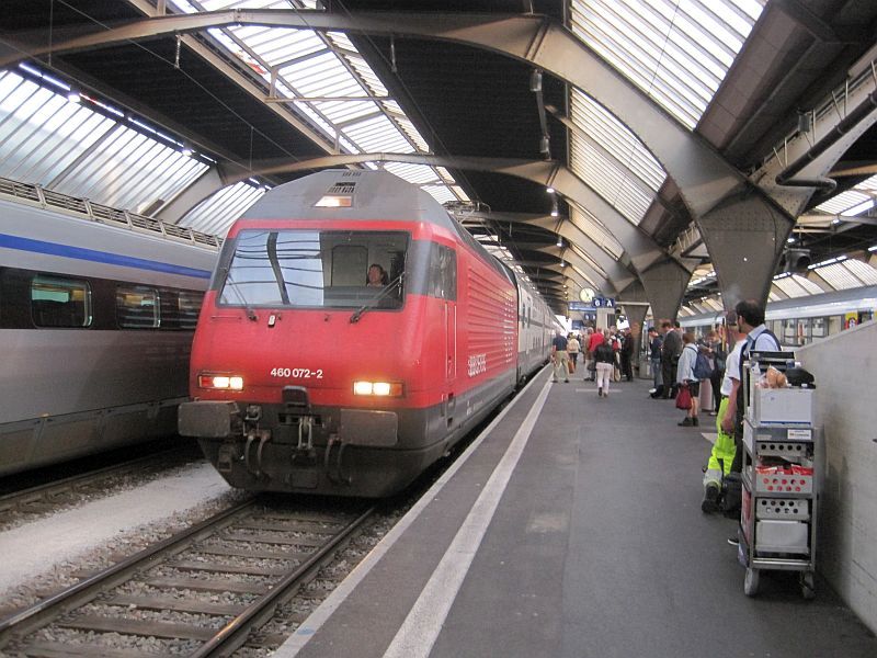 InterRegio nach Luzern in Zürich
