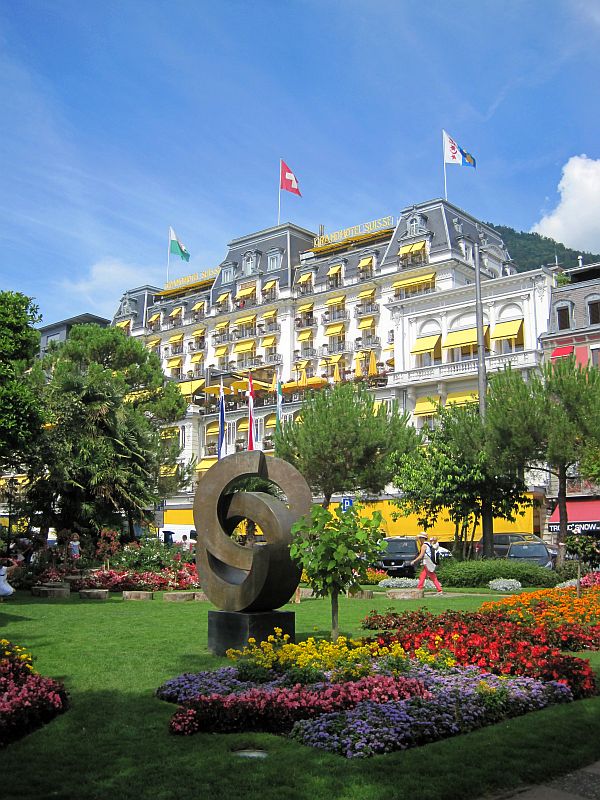 Das Grand Hotel Suisse-Majestic repräsentiert die Belle Époque am Genfersee