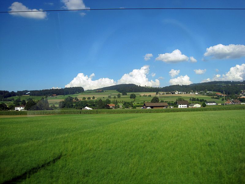 Fahrt durch das Aaretal nach Bern