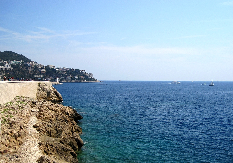 Mittelmeerküste in Nizza