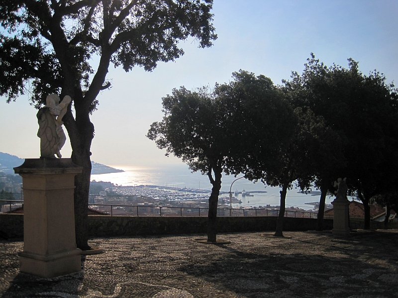 Blick von der Madonna della Costa über Sanremo