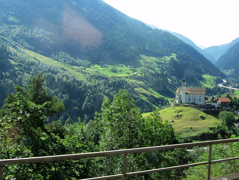 Blick auf die Kirche von Wassen