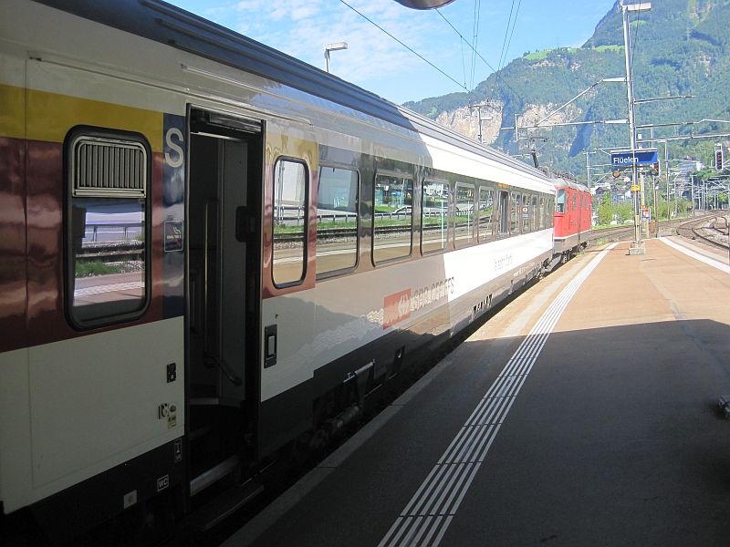 Salon Liberté-Wagen in Flüelen