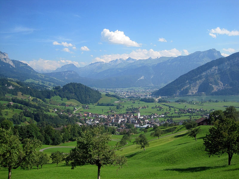 Blick aus dem Fenster des Voralpen-Express