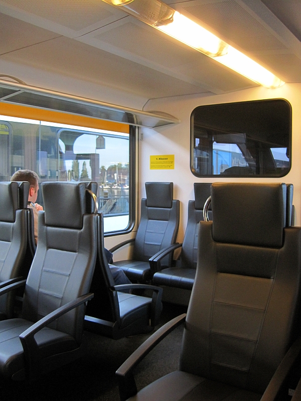 1. Klasse im GTW von Thurbo