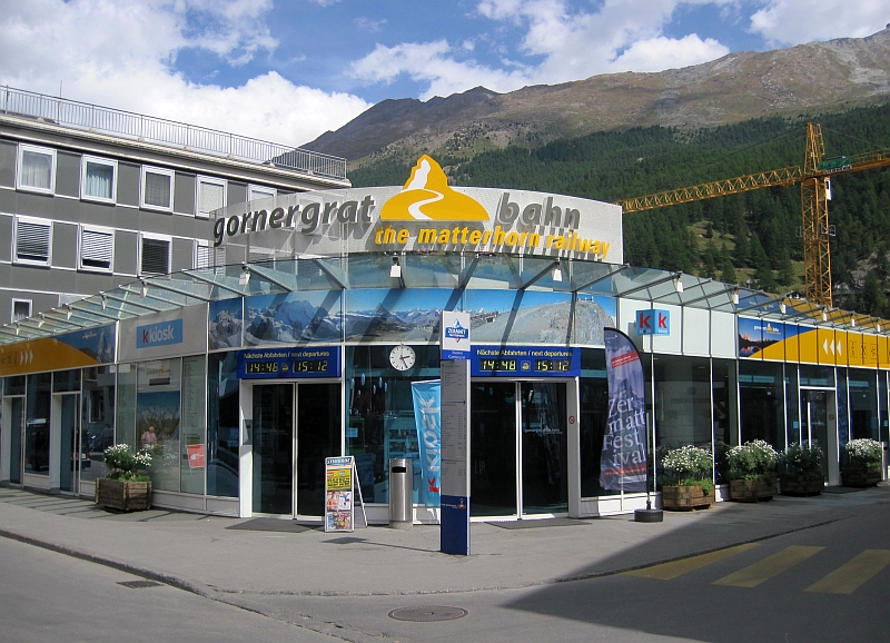 Bahnhof der Gornergratbahn in Zermatt
