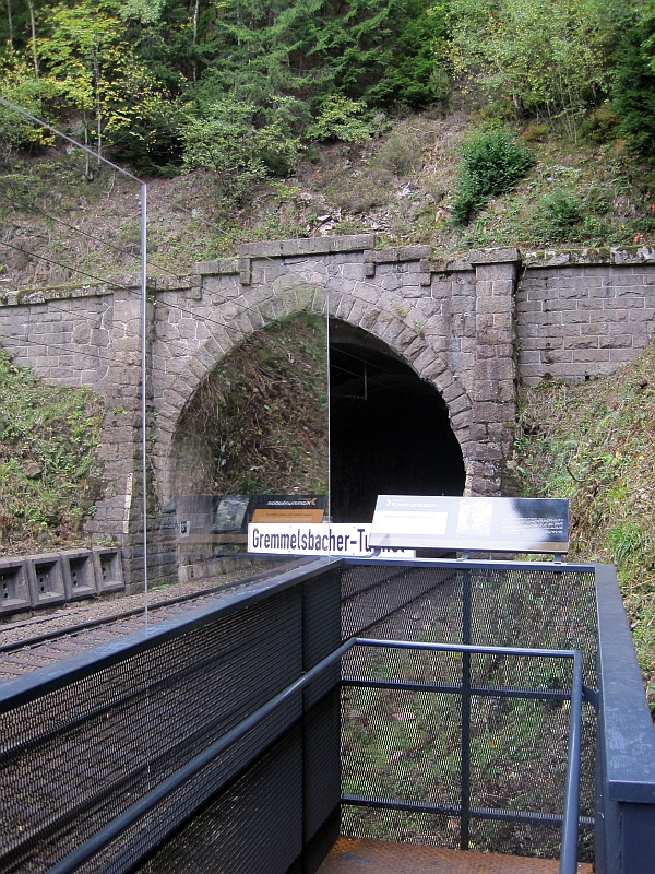 Plattform am Gremmelsbacher Tunnel