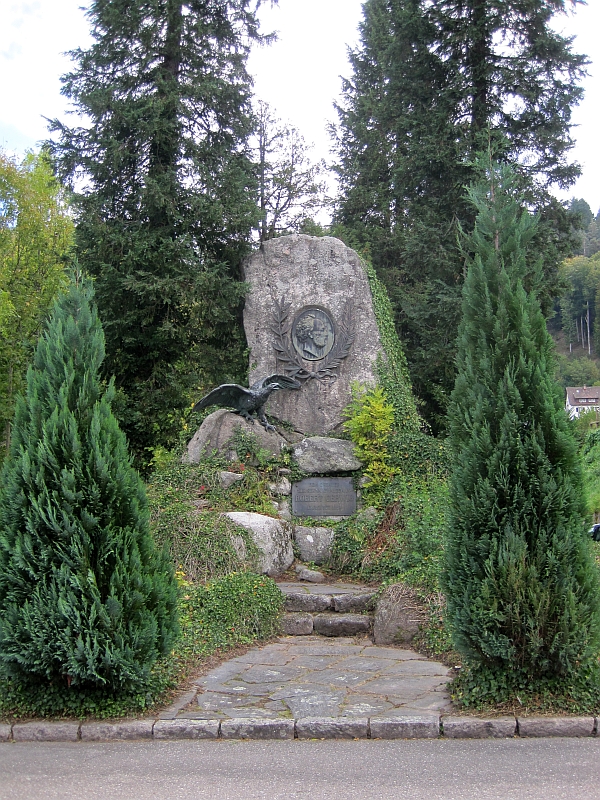 Denkmal für Robert Gerwig in Triberg