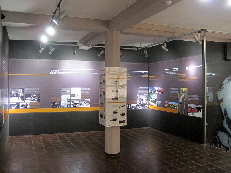 Dauerausstellung zur Schwarzwaldbahn im Bahnhofsgebäude von Triberg