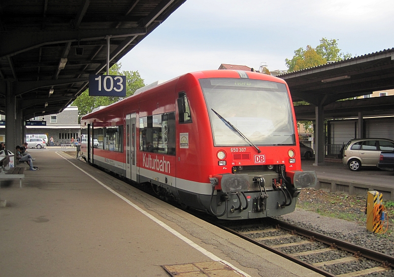 Regioshuttle der RAB-Kulturbahn in Pforzheim