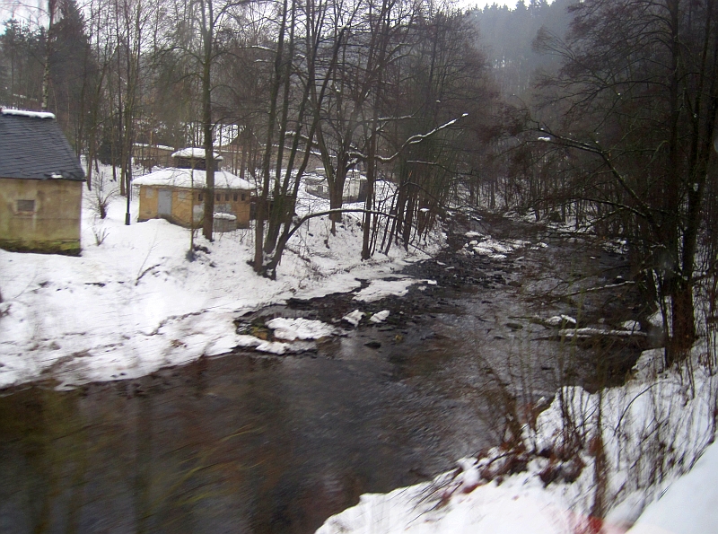 Fahrt mit der Erzgebirgsbahn durch das Zschopautal