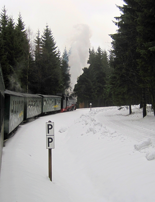 Fahrt mit der Fichtelbergbahn
