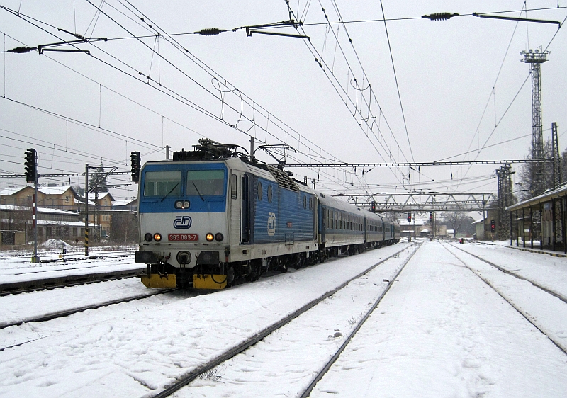 Schnellzug (Rychlík) in Chomutov
