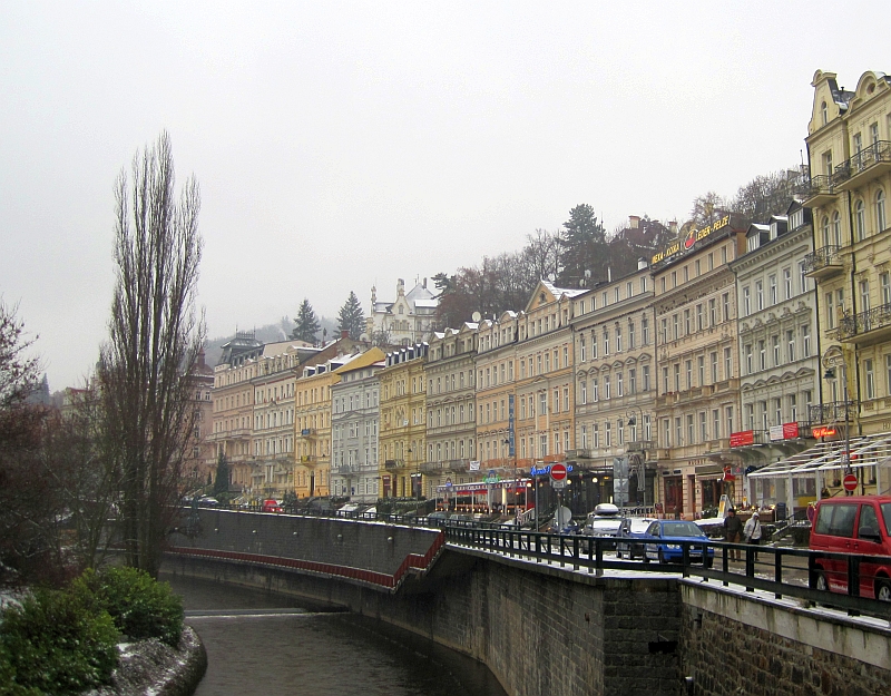 Innenstadt von Karlsbad (Karlovy Vary)