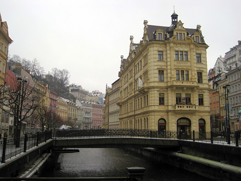 Innenstadt von Karlsbad (Karlovy Vary)