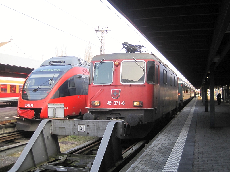 Schweizerische Lok SBB Re 4/4 in Lindau