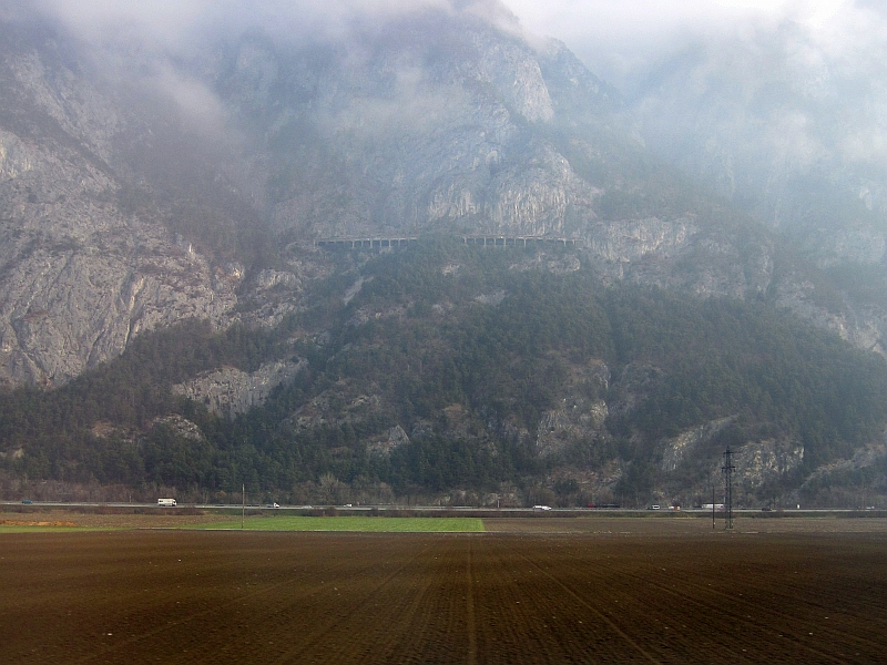 Blick auf die Martinswand bei Innsbruck