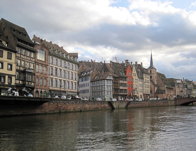 Ufer der Ill in Strasbourg