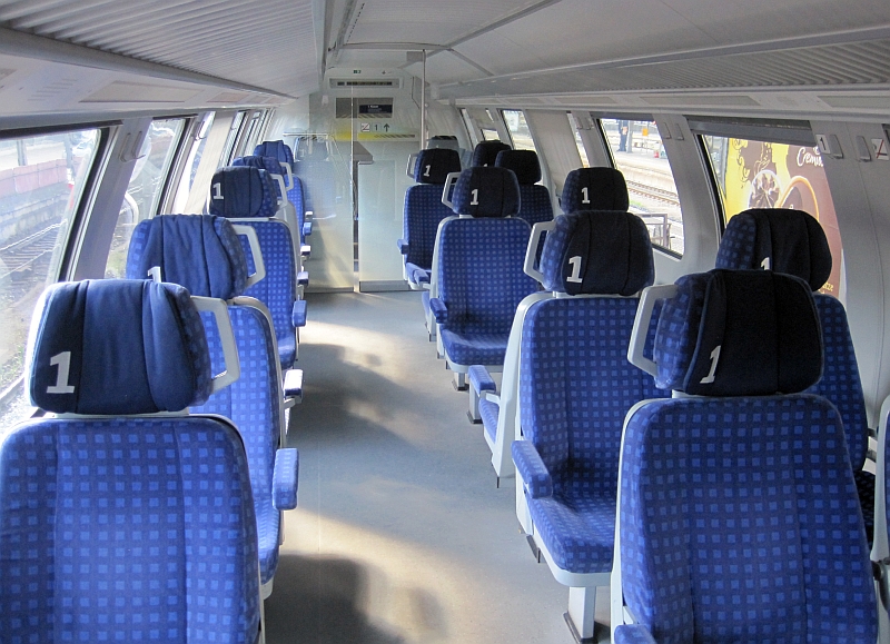 1. Klasse im Regional-Express Würzburg-Stuttgart