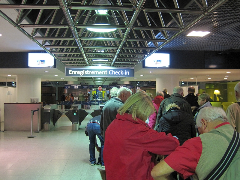 Eurostar-Check-in Brüssel