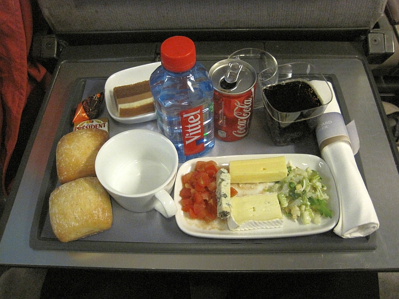 Käse-Imbiss in der Standard Premier-Klasse im Eurostar