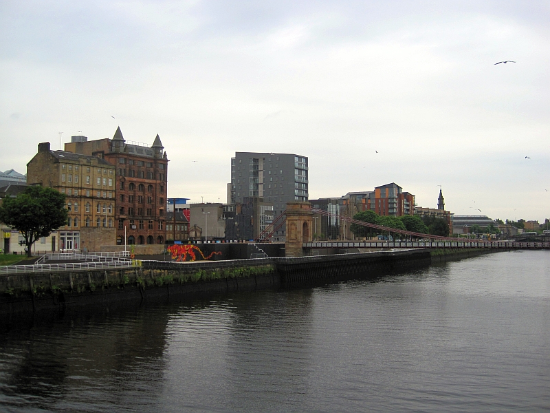 Fluss Clyde in Glasgow