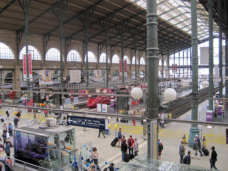 Thalys-Zug im Bahnhof Paris Gare du Nord