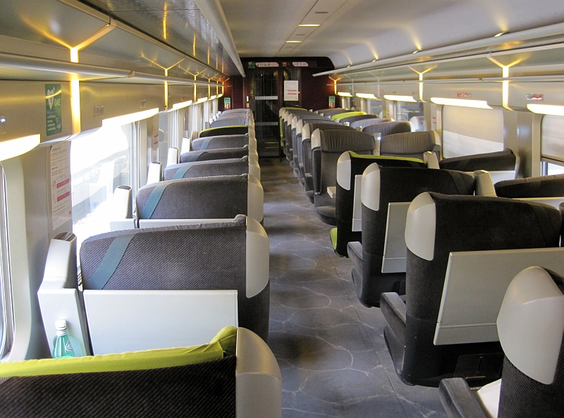 1. Klasse im TGV Lyria