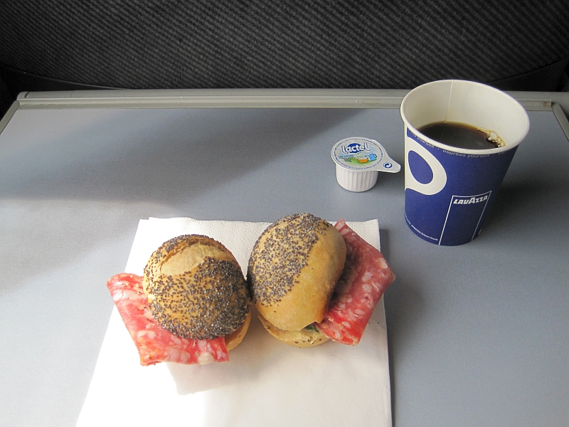 1. Klasse-Snack im TGV Lyria