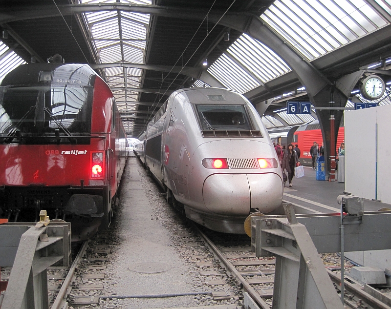 TGV Lyria in Zürich