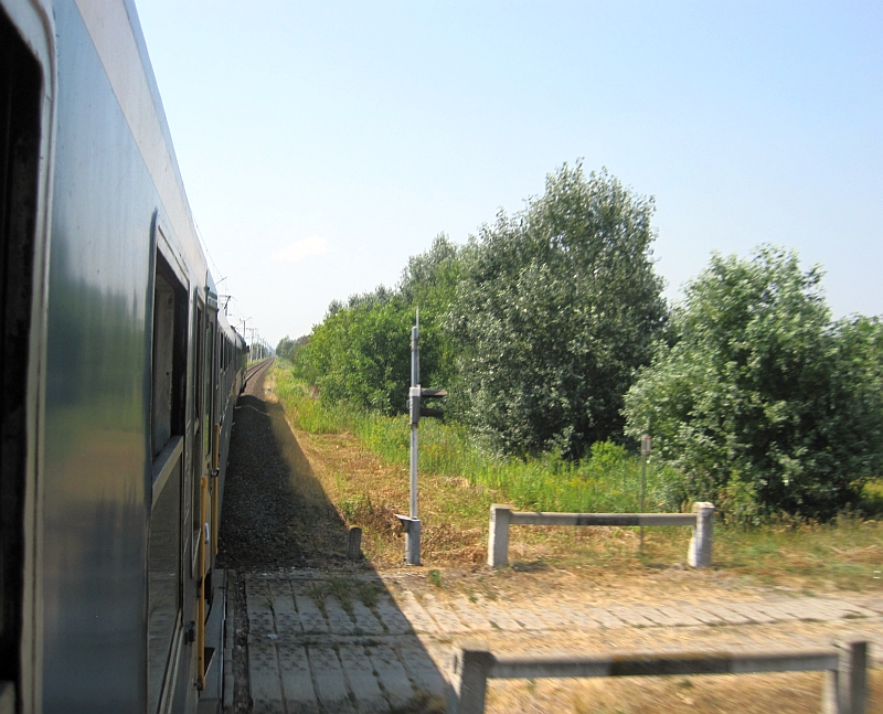 Bahnfahrt zwischen Székesfehérvár und Veszprém